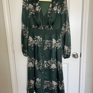 Ted Baker | Dresses | Ted Baker Zadi Knitted Frill Full Skirt Long Sleeve  Dress Size | Poshmark